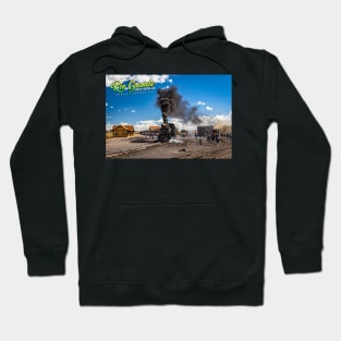 Rio Grande Southern 20 Steam Locomotive at Antonito Colorado Hoodie